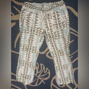 Roxy Juniors Aztec Pattern Beach Pants